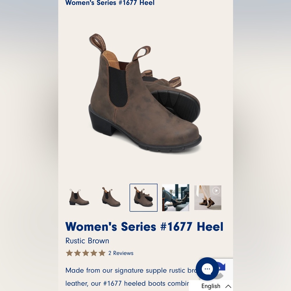 NEW BLUNDSTONE HEELED SZ 4 - Picture 6 of 6